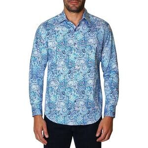 Robert Graham -3XL- Larson Colorful Paisley Long Sleeve Shirt NWT $228